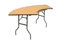 Wood Table Serpentine 96" x 30"