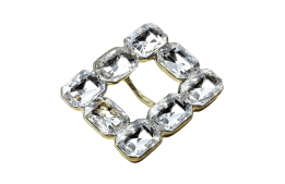 Napkin Ring Crystal Buckle