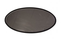 Mirror Tray with Black Rim 24" x 12"