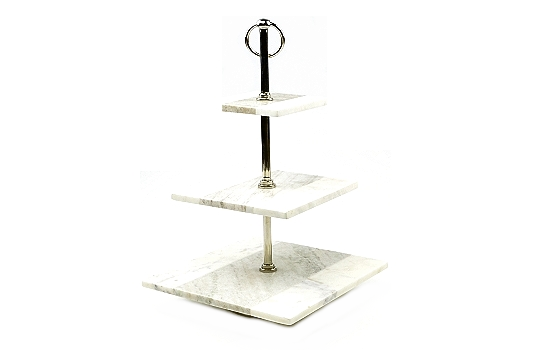 Comport Marble 3 Tier 12" 