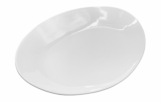 Platter Ovale White Virginie 14'' x 19''